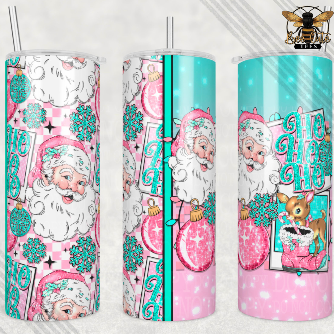 Vintage Santa Tumbler