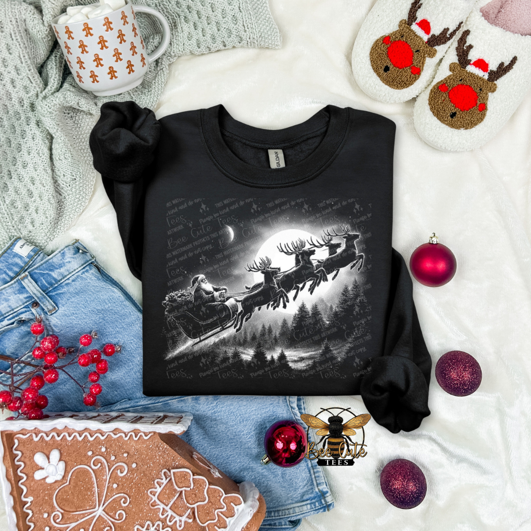 Vintage Santa Sleigh