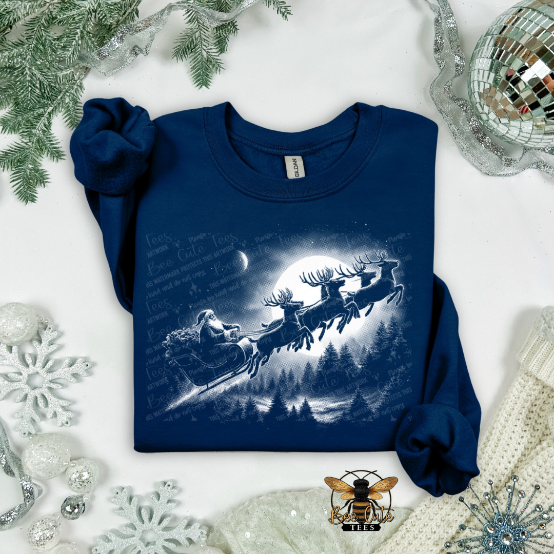 Vintage Santa Sleigh