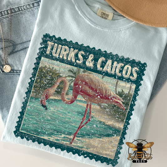 Vintage Turks & Caicos Stamp