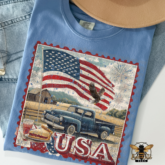 Vintage USA Stamp