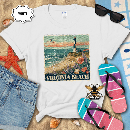 Vintage Virginia Beach Stamp