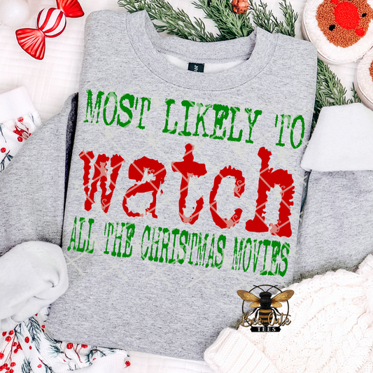 Most Likely To Watch All The Christmas Movies
