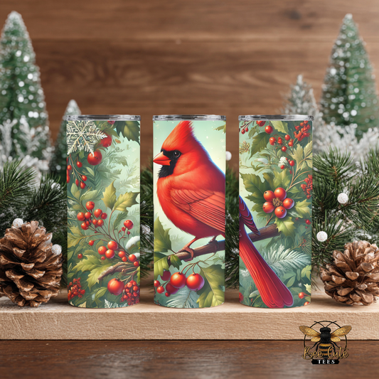 Winter Cardinal Tumbler
