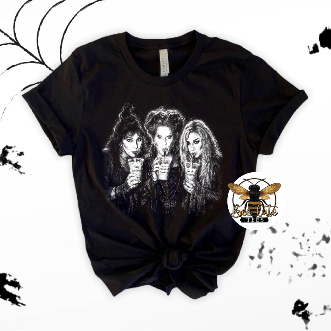 Tee of the Week Witch Sisters Halftone