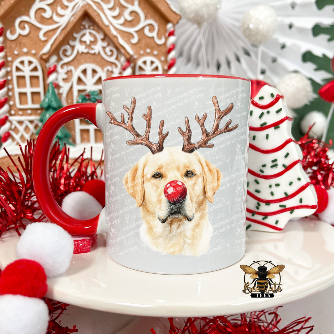 Yellow Lab Christmas Mug
